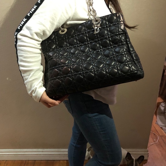 Authentic Dior lambskin tote AND matching wallet - Picture 5 of 8